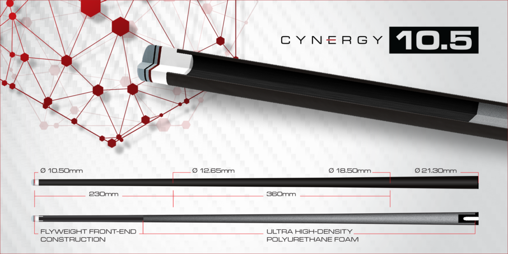 World S Best Carbon Fiber Shaft Cuetec Cynergy Mm Shaft Uni Loc